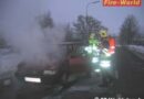 Oö: Brand eines Pkws in Vöcklabruck