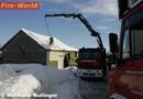Oö: FF Alkoven: Gasaustritt, Wasserschäden, Schneedruck