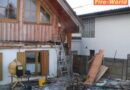 Bgld: Brand einer Hausfassade in Mattersburg