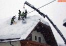Oö: Schneechaos fordert hunderte Feuerwehren