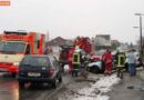 Nö: Verkehrsunfall auf der B8 mit einer verletzten Person