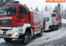 Oö: Starker Schnefall führte zu Feuerwehreinsatz am Pötschenpass
