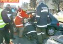 Sbg: Verkehrsunfall mit eingeklemmter Person in Hallein