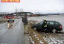Nö: Mit Pkw in Straßengraben überschlagen