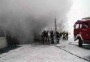 T: Kellerbrand in einer Druckerei in Gagering