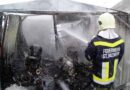 Nö: Garagenbrand bei 50 cm Neuschnee