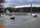 Nö: Neuerlicher Dammbruch bei Stillfried, Wasser fließt auf Mannersdorf zu!