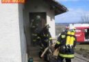 Oö: Abschnittsatemschutzübung im Abbruchhaus