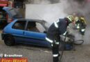 Nö: Brand eines Pkws in Gloggnitz