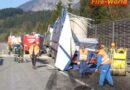 Tirol: Straßenmeistereifahrzeug von Lkw auf der A 12 gerammt