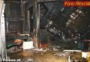 Stmk: Schwierige Brandbekämpfung bei Tischlereibrand in Obdach