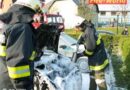 Nö: FF Wilhelmsburg: Abfallbrand, Fahrzeugbrand und Unfall