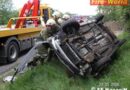 Oö: Lkw-Unfall und Pkw-Überschlag in Haag am Hausruck