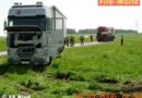 Oö: Bergung eines Lkws in Hohenzell