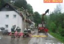 Oö: Wasserschaden am Hausdach in Pinsdorf