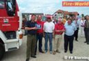 Oö: Feuerwehrhaus Sierning: Gleichenfeier