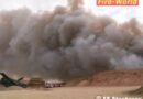 Nö: Wieder Großfeuer auf Stockerauer Mülldeponie – 100 Meter Rauchsäule