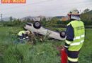 Nö: Pkw prallte gegen Baum und überschlug sich