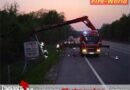 Nö: Kleintransporter-Bergung auf der S5 bei Utzenlaa