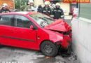 Nö: Frontalcrash gegen eine Mauer in St. Valentin