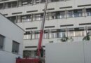 Nö: Kraftfahrübung – TLF-Hubsteiger-Aufstellplätze im Landesklinikum St. Pölten