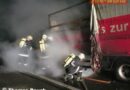 Nö: Brand eines Lkws in Gloggnitz