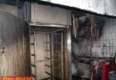 Nö: Kabelbrand in Fleischereibetrieb
