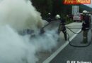 Tirol: Autobrand auf der A12 bei Wattens