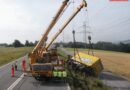 Bgld: Lebensmittelzustellung endete bei Weppersdorf im Straßengraben