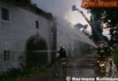 Oö: Bauernhaus in Vollbrand – Alarmstufe II im Morgengrauen in Fraham