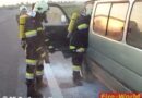 Nö: Schwelbrand bei Kleintransporter in Grafenwörth