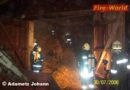 NÖ: Scheunenbrand in Lichtenwörth