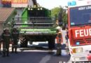 Oö: Brand am Mähdrescher durch Bremsenüberhitzung