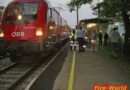 NÖ: Person am Bahnhof von Zug erfasst