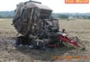 Oö: Brand auf einem Feld in Aurolzmünster