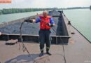 Nö: Führerloser Lastkahn auf der Donau