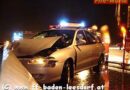 Nö: Unfalleinsatz auf der Südautobahn bei Baden-Leesdorf