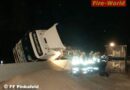 Bgld: Schwieriger Lkw Unfall in Pinkafeld