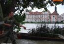 Oö: Hochwasser in Schärding – Uferpromenade überflutet