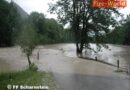 Oö: Hochwasser nach starken Regenfällen im Almtal!