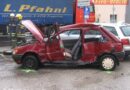 Oö: Pkw in Vöcklabruck von Lkw „abgeschossen“