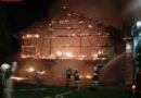 Oö: Brand eines Stadels in Thannstrass