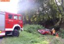 B: Pkw-Bergung nach Fahrzeugüberschlag