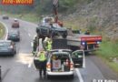 Nö: Fahrzeugbergung nach Unfall auf der A2 bei Edlitz