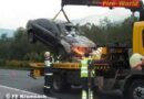 Tirol: PKW-Brand auf der A12