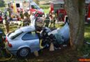 Nö: Pkw krachte frontal gegen Baum