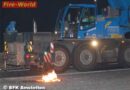 Nö: Mit Kranausleger in 110 kV Stromleitung – 1 Toter