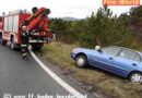 Nö: Verkehrsunfall auf der regennassen Autobahnauffahrt