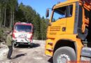 Stmk: Bergung eines Lkws in Bad Aussee