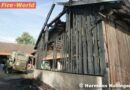 Oö: Mähdreschervollbrand im Stift Wilhering